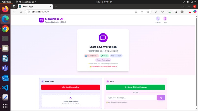 SignBridge AI – screenshot 1