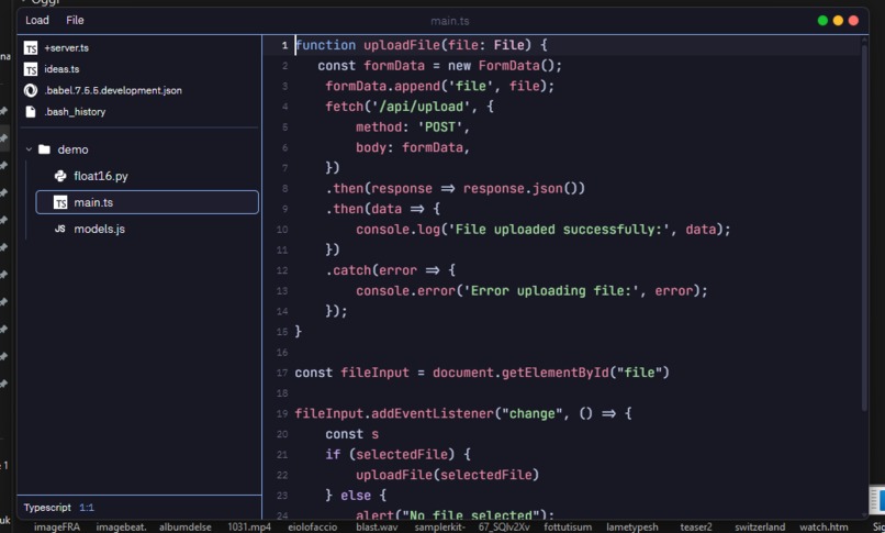 Load Editor – screenshot 1