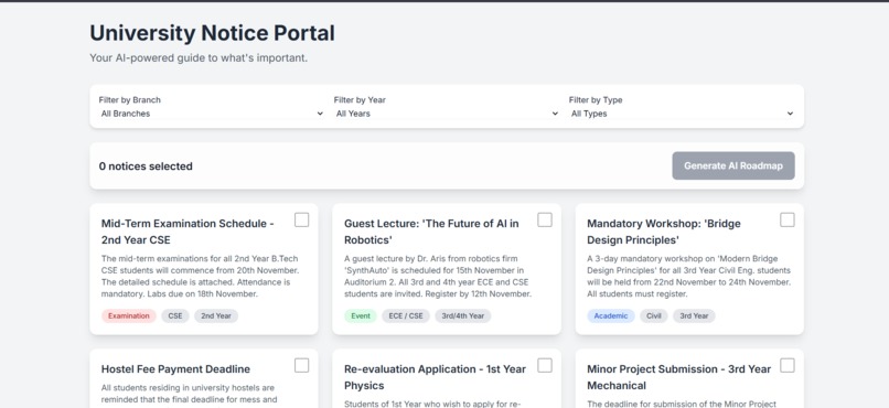 Notice Management – screenshot 1