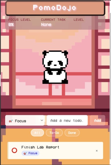 PomoDojo – screenshot 1