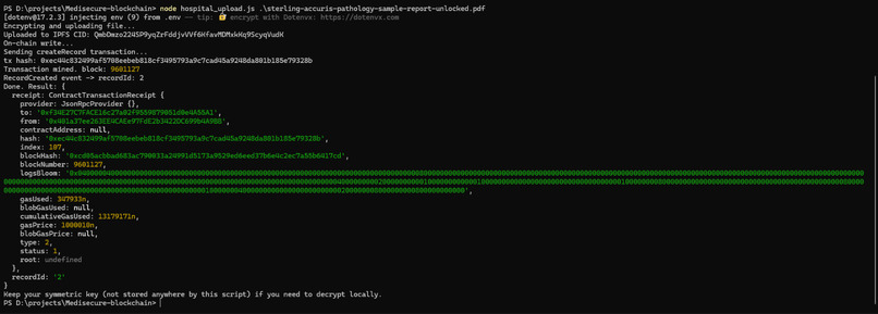 “MediLedger AI: Decentralized Fever Intelligence Network” – screenshot 1