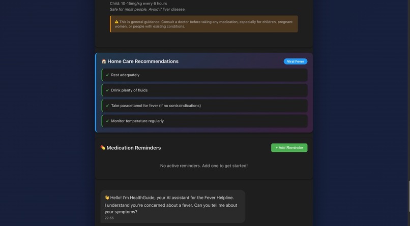 HealthGuide – screenshot 1