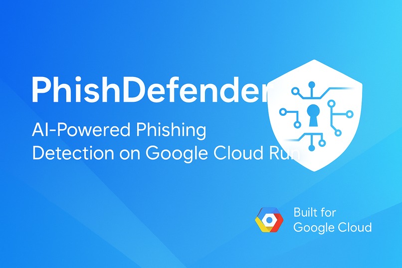 PhishDefender — Real-Time AI Phishing Detection on Cloud Run – screenshot 1