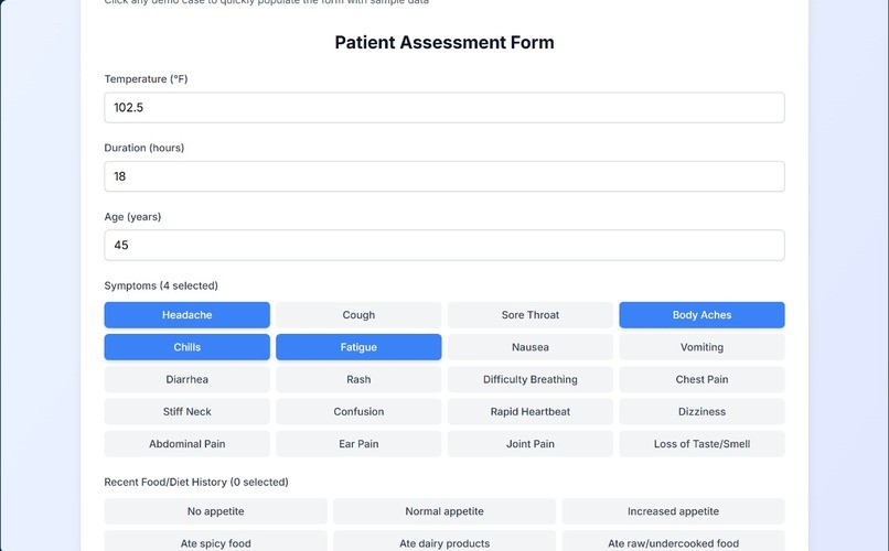 AI Fever Triage System – screenshot 3