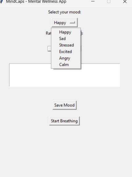 MindCaps – AI Mental Wellness Assistant – screenshot 1
