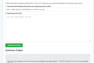 DevRisk Guard: Serverless Legal Analysis