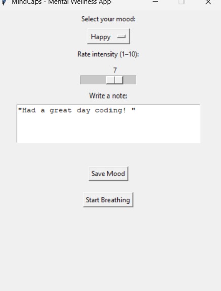 MindCaps – AI Mental Wellness Assistant – screenshot 2