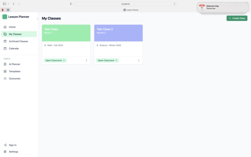 GPTeach – screenshot 2