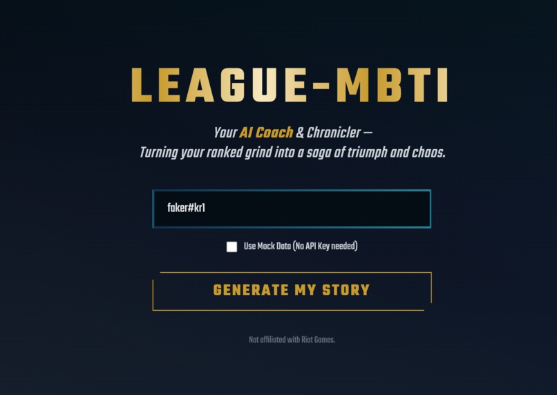 League-MBTI-Analysis – screenshot 1