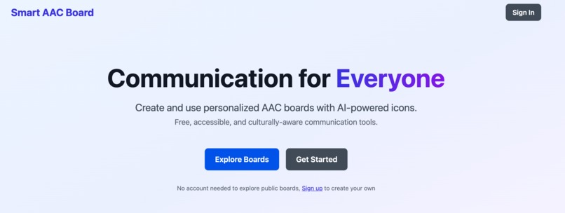 Smart AAC Board – screenshot 1