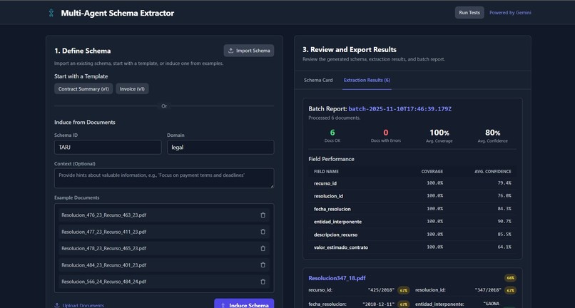 Schema-Driven Document Structuring on Cloud Run – screenshot 2