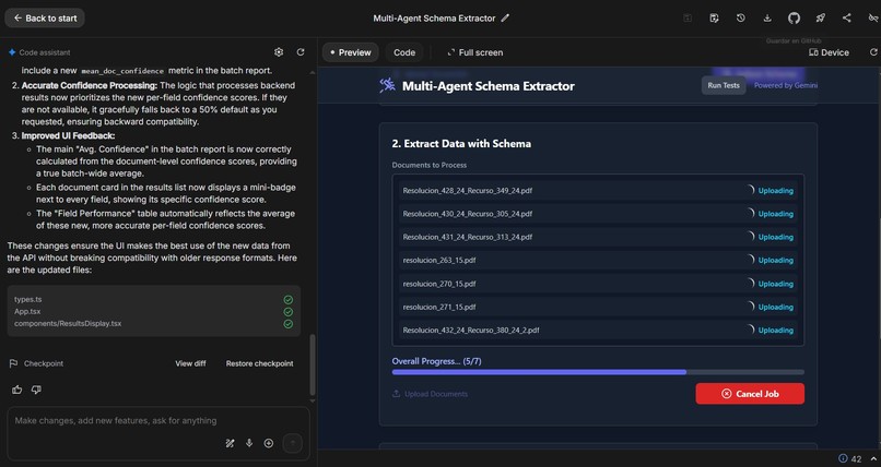 Schema-Driven Document Structuring on Cloud Run – screenshot 3