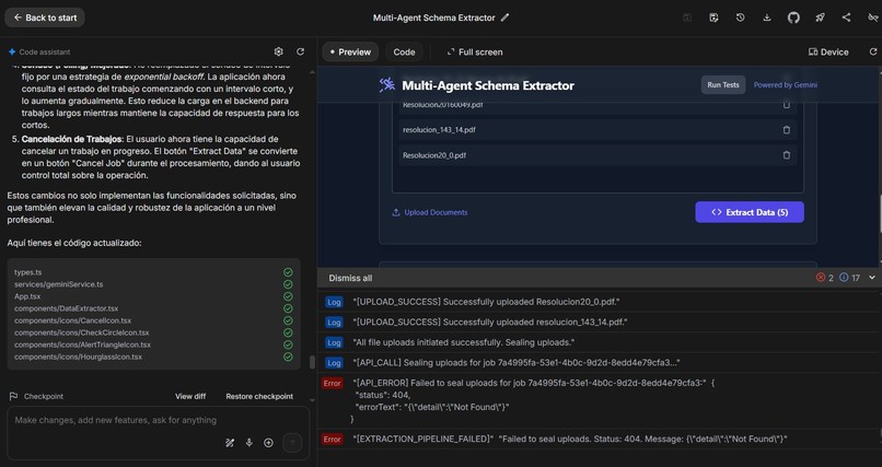 Schema-Driven Document Structuring on Cloud Run – screenshot 4
