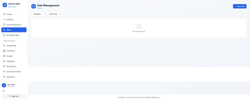ServiceDesk – screenshot 2