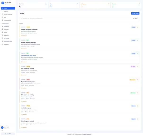 ServiceDesk – screenshot 5