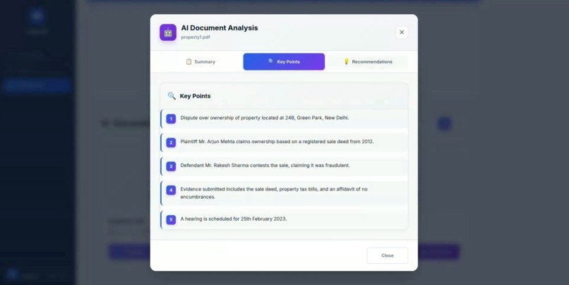 Legal AI  – screenshot 3