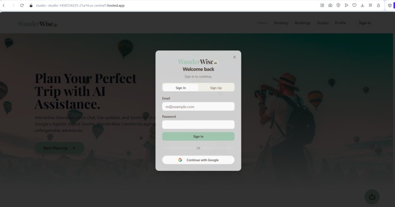  WanderWise AI – Agentic AI Travel Assistant – screenshot 3