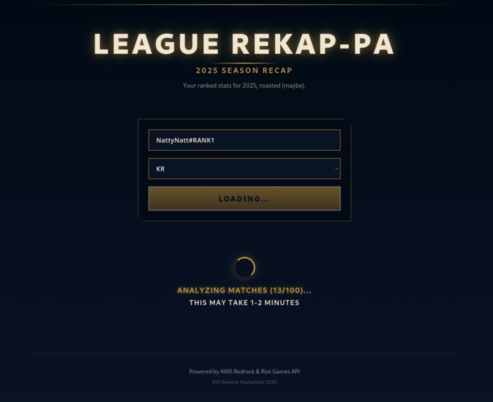 League Rekap-pa – screenshot 1