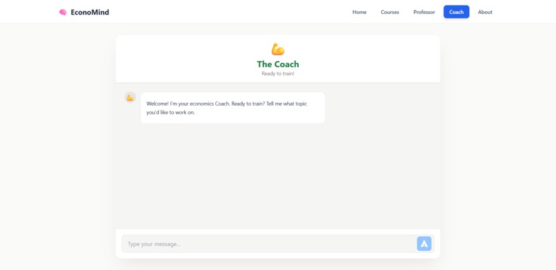 EconoMind: Dual Agent Tutor – screenshot 2