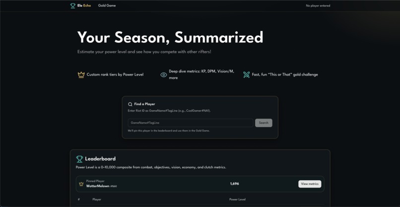 EloEcho – screenshot 1