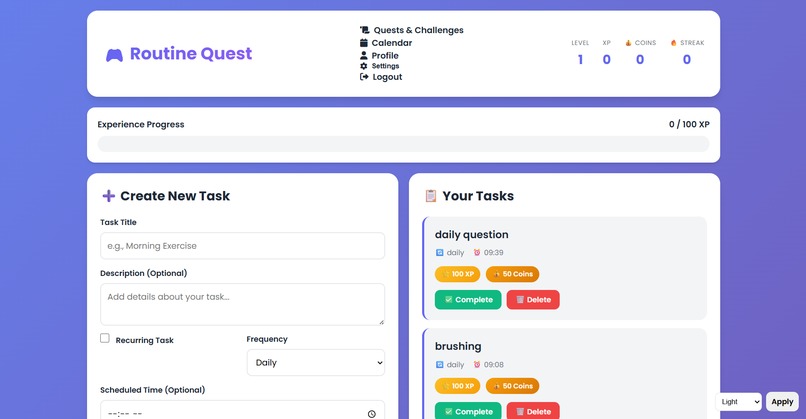 TaskManager – screenshot 1