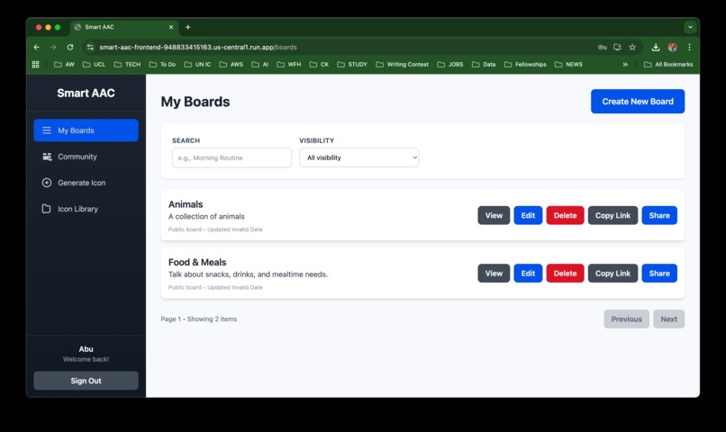 Smart AAC Board – screenshot 5