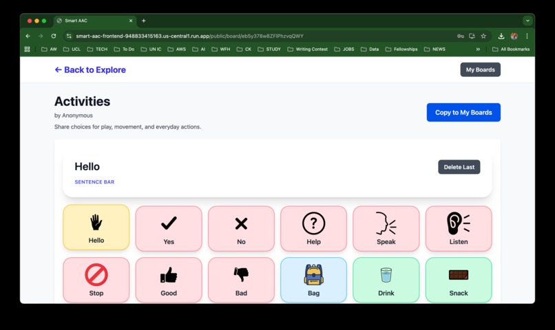 Smart AAC Board – screenshot 6