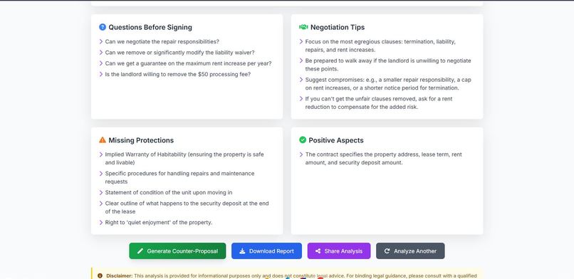 ContractGuard AI – screenshot 3