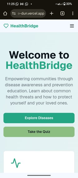 HealthBridge  – screenshot 1