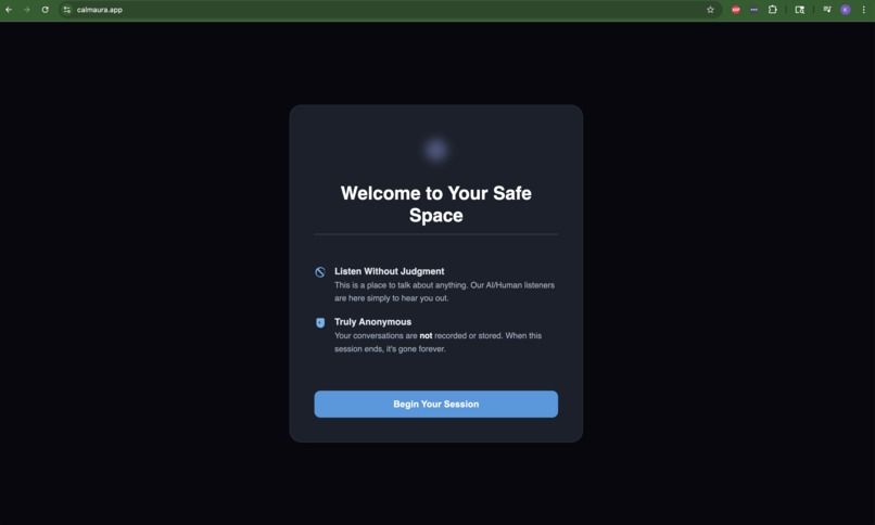 Calm Aura: Talk to someone who actually listens. – screenshot 3