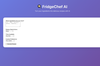 Fridge Chef AI