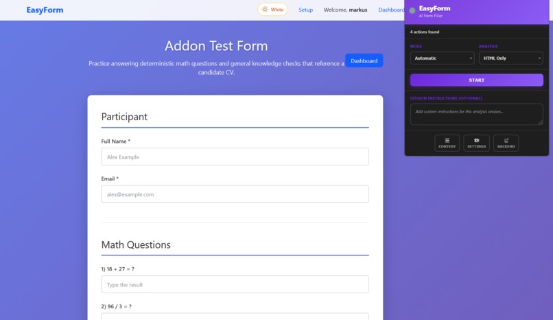 EasyForm – screenshot 2