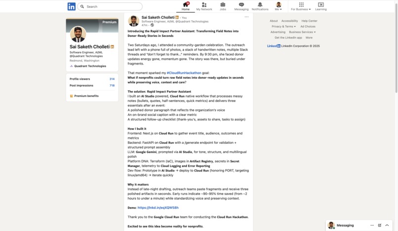 Rapid Impact Partner Assistant – screenshot 8