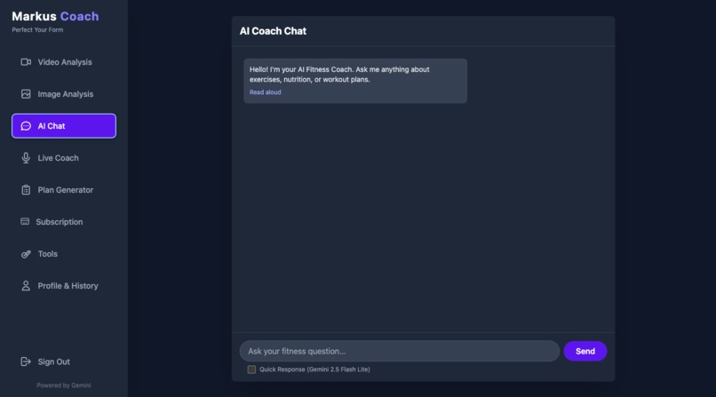 Markus - AI Fitness Coach – screenshot 8