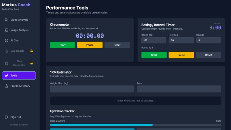 Markus - AI Fitness Coach – screenshot 10
