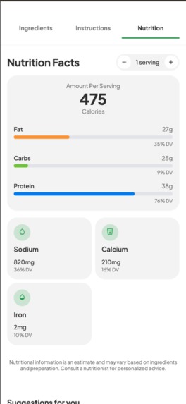FoodSnap: See it. Snap it. Make it – screenshot 3