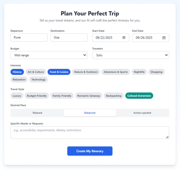 Odyssey - AI Trip Planner – screenshot 2