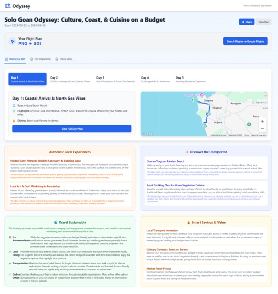 Odyssey - AI Trip Planner – screenshot 4
