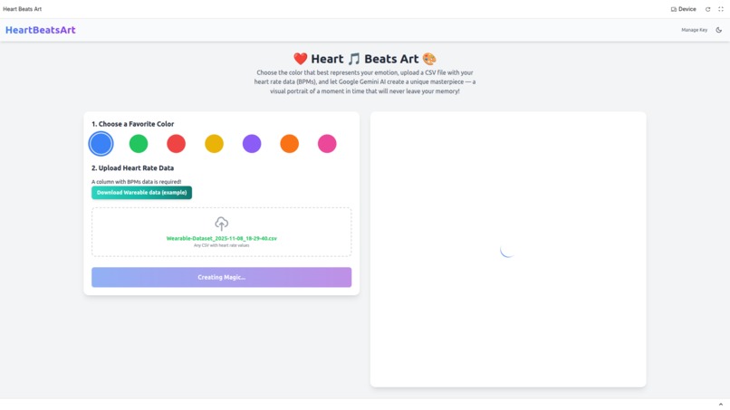 Heart Beats Art – screenshot 1
