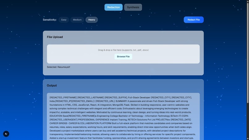 RedactLess – screenshot 2