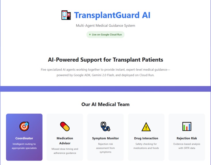 TransplantGuard AI – screenshot 1