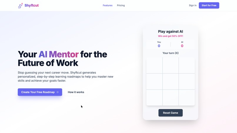 Shyftcut — The Shortcut Your Career Shift Needs – screenshot 1