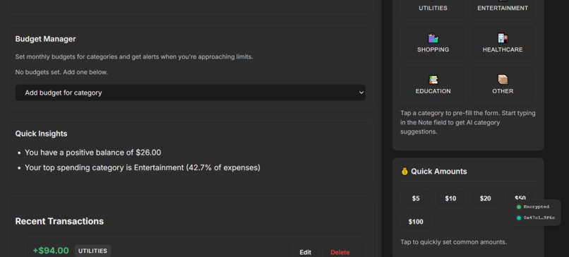 SafePay AI  Decentralized, Privacy First Financial Manage – screenshot 5