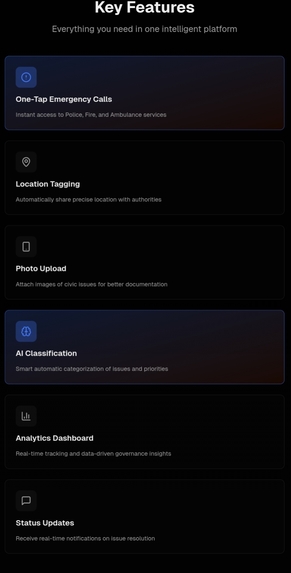 " SARAL - One Tap Emergency and civic support app – screenshot 5