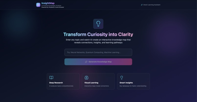 InsightMap — Turn Curiosity into Clarity – screenshot 1