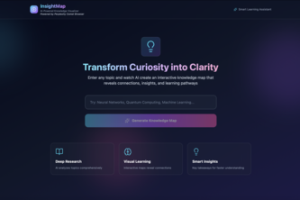InsightMap — Turning Curiosity & Chaos into Clarity