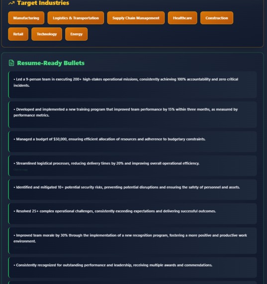 Milspec-translator – screenshot 4
