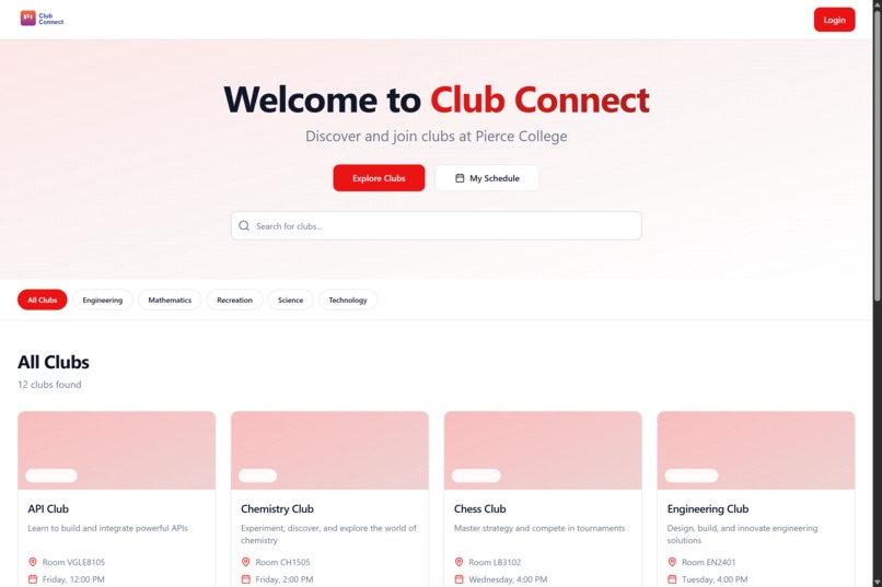 ClubConnect – screenshot 1
