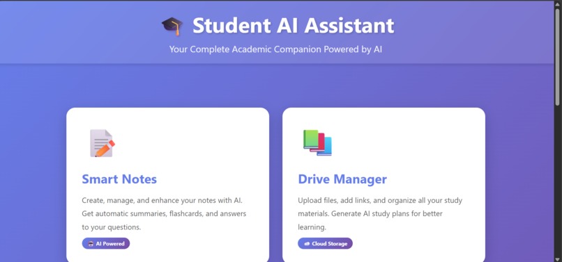 Student AI Assistant – screenshot 1