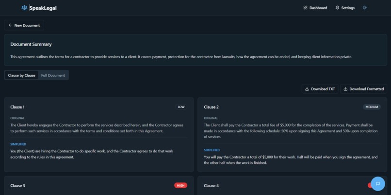 Speak Legal – screenshot 3